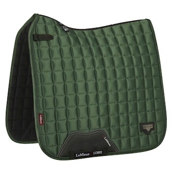 Lemieux Loire satin dressyr,hopp hunter green full