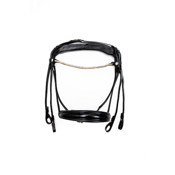 Finesse Kandar bridle Svart/Svart lack