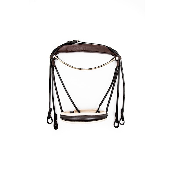 Finesse Kandar bridle brun/beige