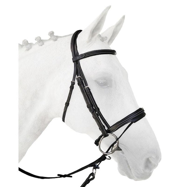 Silver Crown Valla bridle träns full