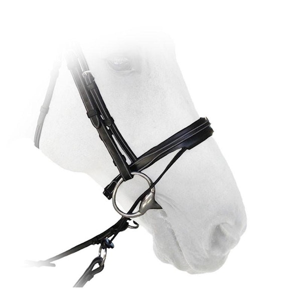 Silver Crown Valla bridle träns full