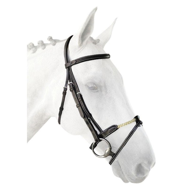 Silver Crown bridle träns med repnosgrimma full