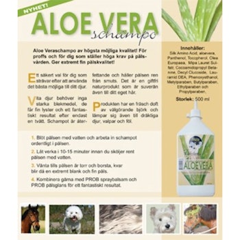 Prob Aloe vera shampoo