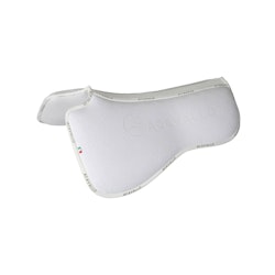 Acavallo Louvre Spine Free Silicone Memory Half pad Dressyr White full