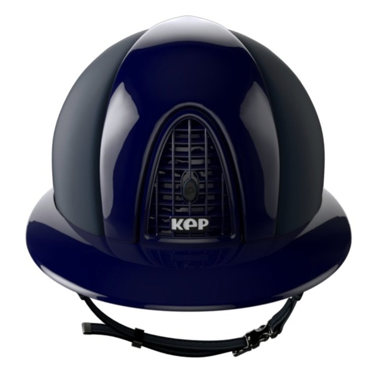 KEP Cromo Texile Blå Polish Polo  Front svart