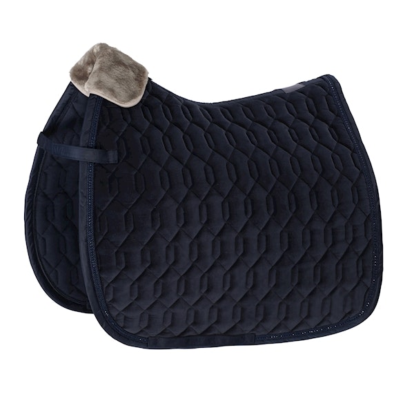 Eskadron Velvet fauxfur dressyr navy full