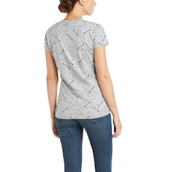 Ariat Snaffle ss top grå