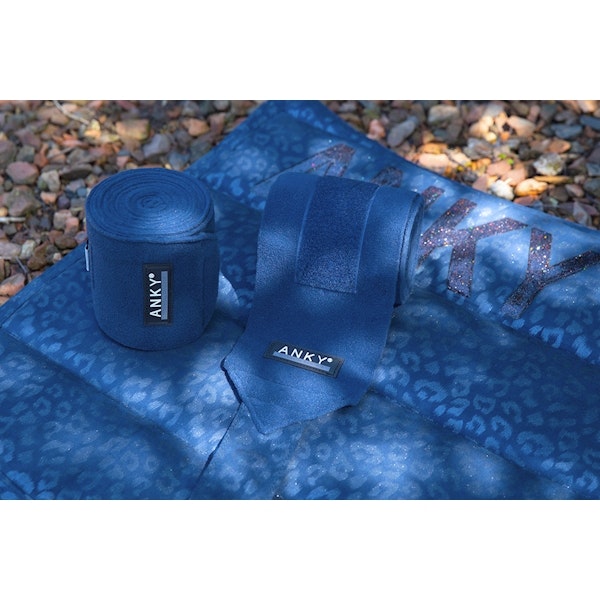 Anky bandage leopard blue
