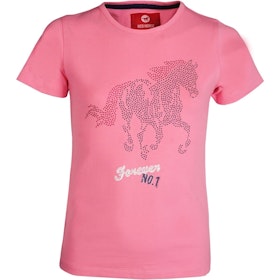 Horka T-shirt Print Blush Pink