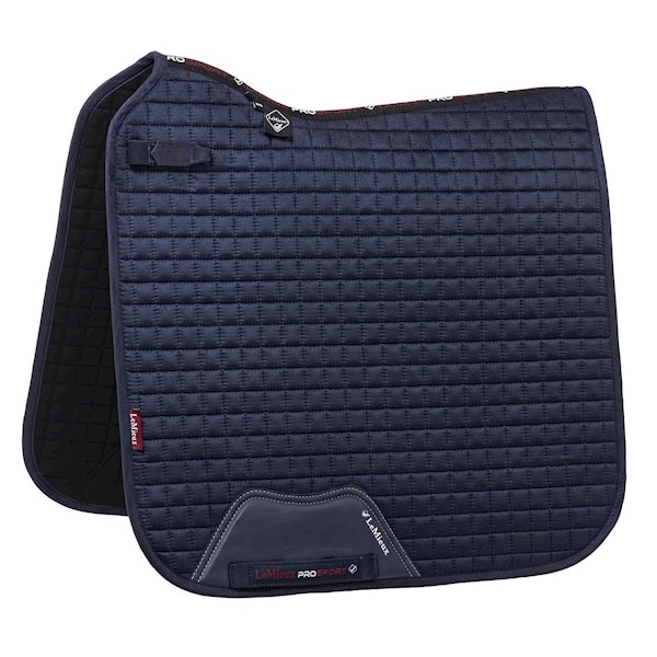 ProSport Suede Square dressyr, hopp navy Small/Medium-Large/full-XLarge