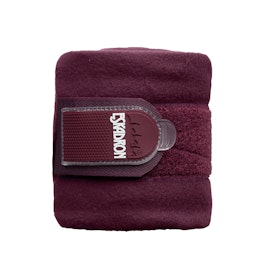 Eskadron Basics fleece bandage vinröd full