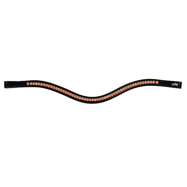 Schockemöhle Diamond pannband svart orange full