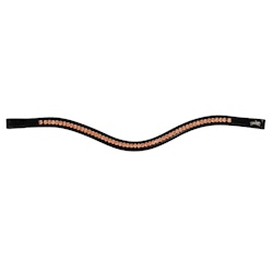 Schockemöhle Diamond pannband svart orange full
