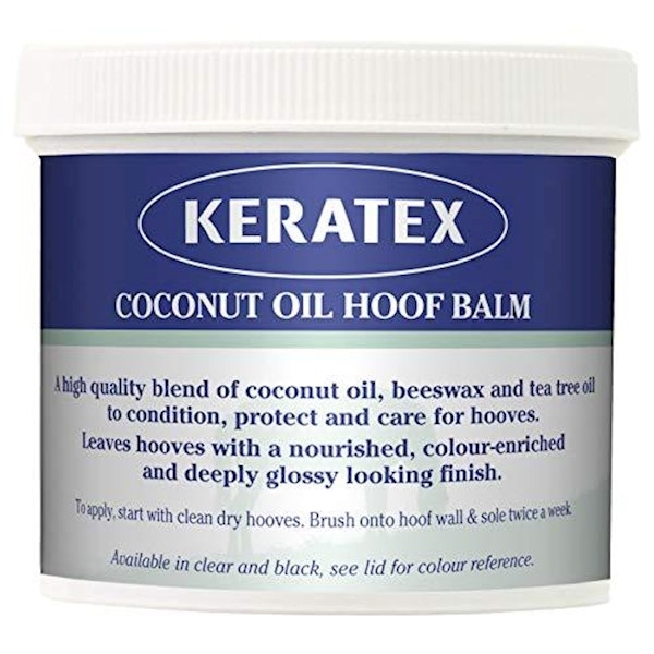 Keratex Coconut Oil Hoof Balm 400g transparant.