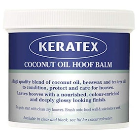 Keratex Coconut Oil Hoof Balm 400g transparant.