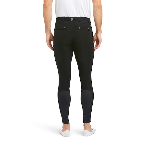Ariat Tri Factor knee grip svart lång.