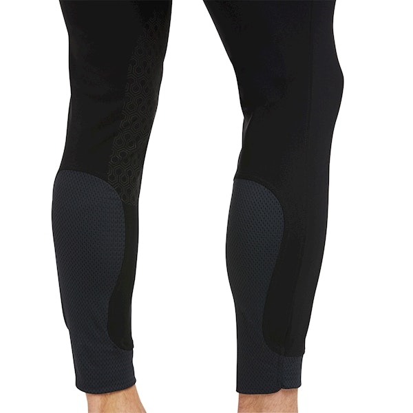 Ariat Tri Factor knee grip svart lång.