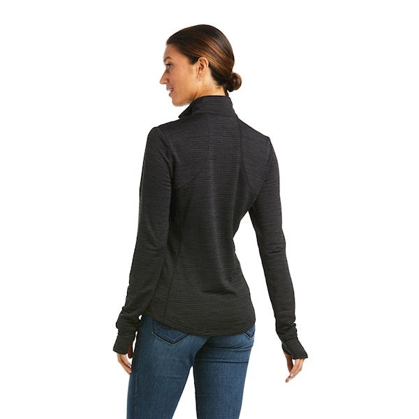 Ariat Gridwork 1/4 Zip Baselayer svart