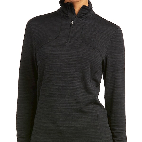 Ariat Gridwork 1/4 Zip Baselayer svart