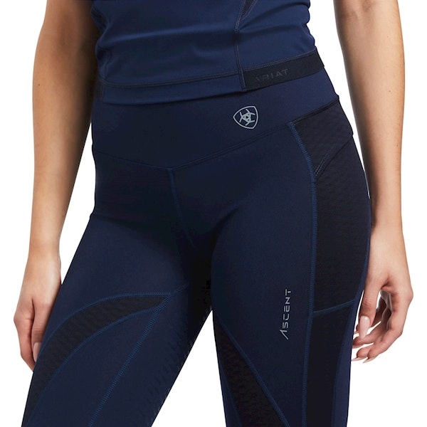 Ariat Ascent ridtights half grip navy