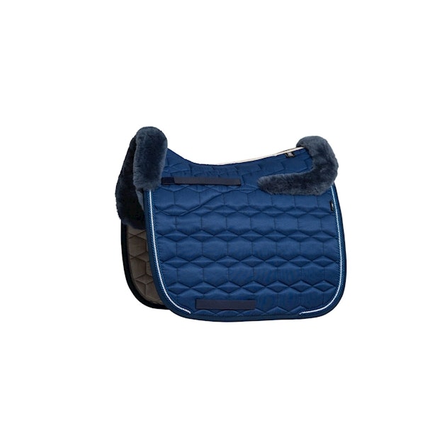 Mattes Fårskinnsschabrak blue sheen dressyr & hopp. full
