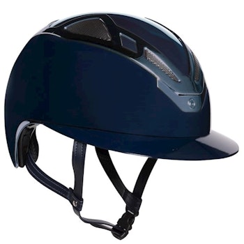 Suomy Helmet Navy Blue Lady Glossy