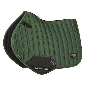 Lemieux Loire satin dressyr,hopp hunter green full