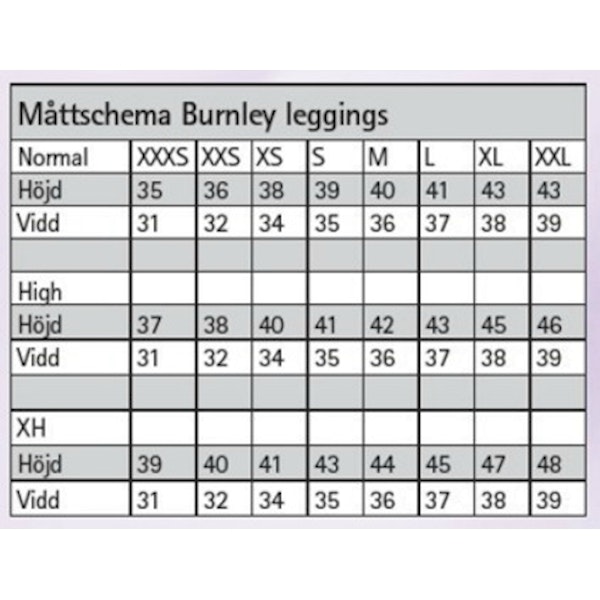 Burnley Leggings svart