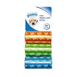 Bajspåse mix färger 3x20st