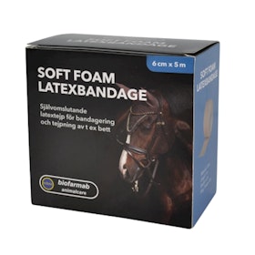 Biofarmab Latexbandage doft foam 6mx6cm