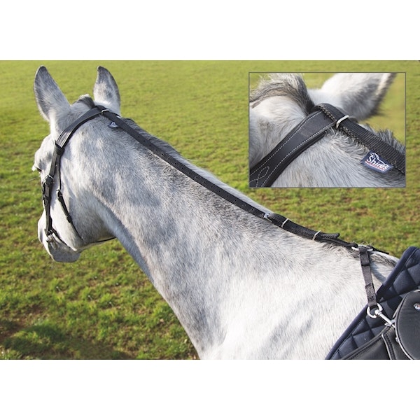 Shires Gräsätartygel svart onesize.