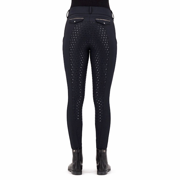 Euro-Star ERAmore fullgrip vinterridbyxa navy (mobilficka)