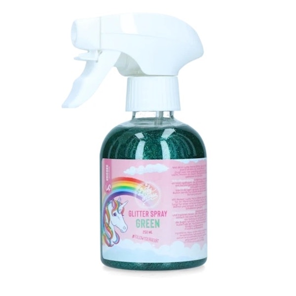 Lucky Horse Unicorn glitter spray silver,guld,rosa,grön. 250ml