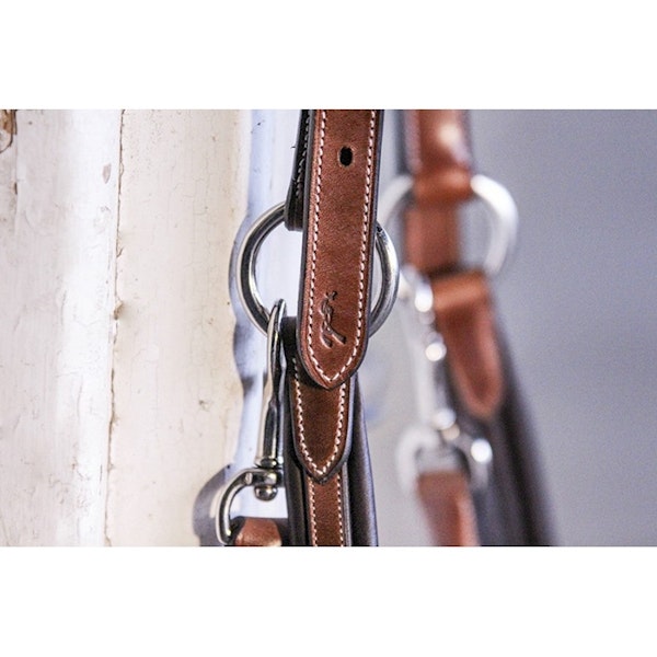 Penelope Leather grimma brun & svart full