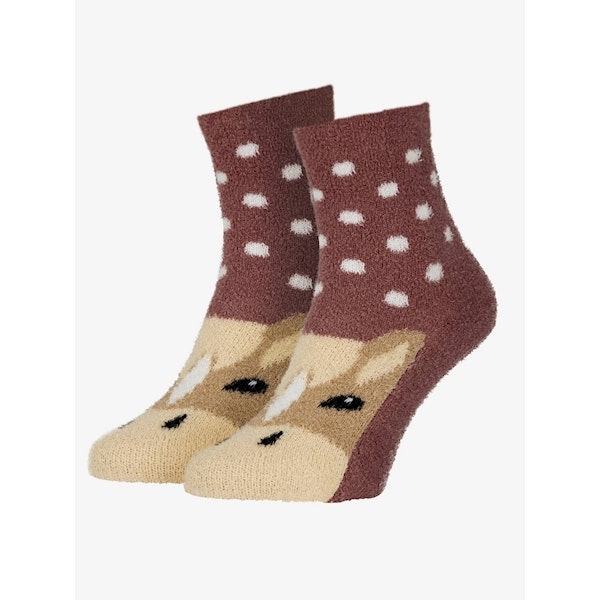 Lemieux Mini Fluffy Character Socks Orchid