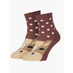 Lemieux Mini Fluffy Character Socks Orchid