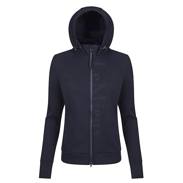 Lemieux Elite Zip Through Hoodie Navy