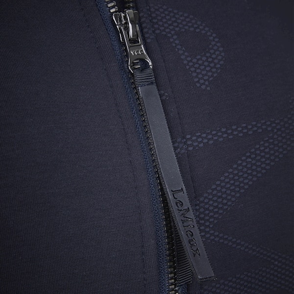 Lemieux Elite Zip Through Hoodie Navy