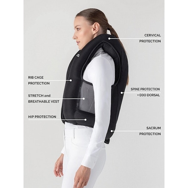 Equiline Belair Airbag vest svart