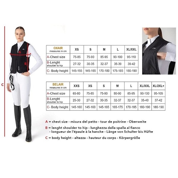 Equiline Belair Airbag vest svart
