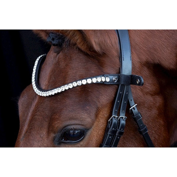 Schockemöhle Siena pannband black/silk full