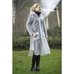 HKM Regnkappa transparent XS-XXL