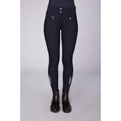 Schockemöhle vinterridbyxa Heather hel grip true navy