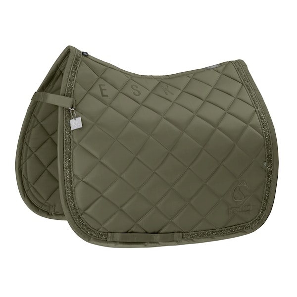 Eskadron Glossy Jewel dressyr/hopp dusty olive full