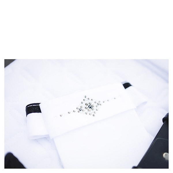 Anky Plastrong Tie Luminous vitt/svart Vuxen M