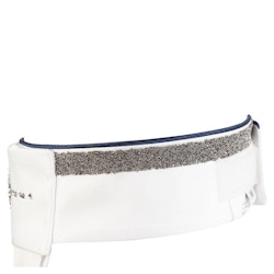 Anky Plastrong Tie Luminous vitt/navy Vuxen M