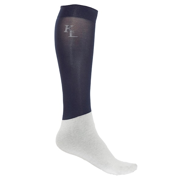 Kingsland Classic strumpor blå och svart 3-pack stl 36-41