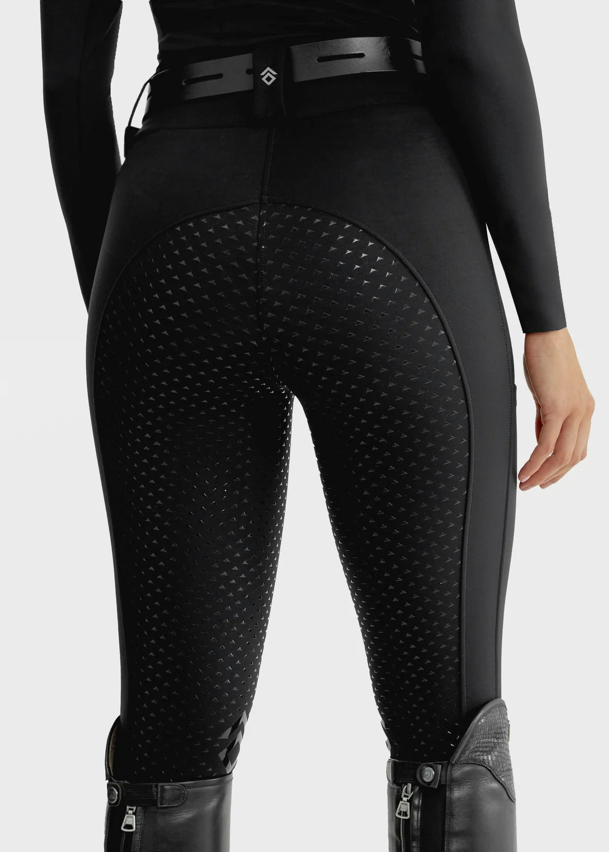 Aztec Diamond Compression Breeches Vinter Full Seat svart