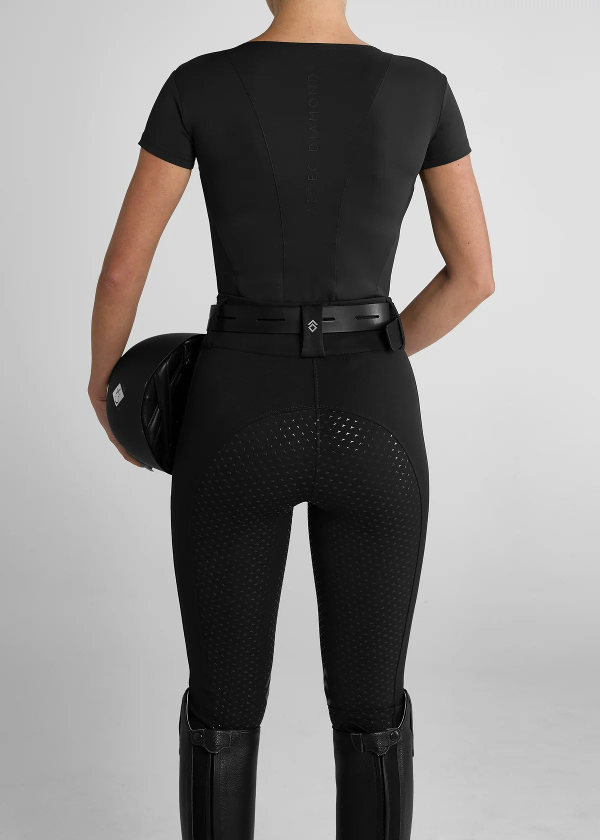 Aztec Diamond Compression Breeches Vinter Full Seat svart