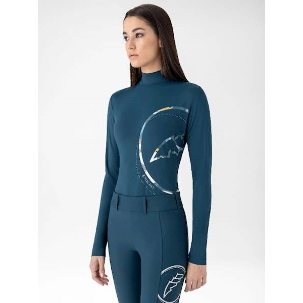 Equiline Eblec långärmad topp legion blue